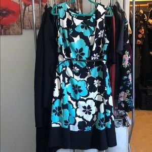 Hawaiian inspired dress.